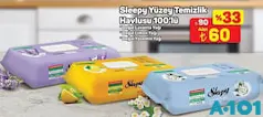 SLEEPY YÜZEY TEMİZLİK HAVLUSU 100'LÜ fiyat ve kampanya bilgisi